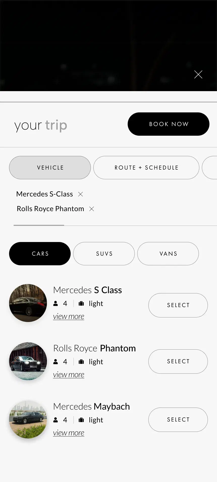 London app screen 2